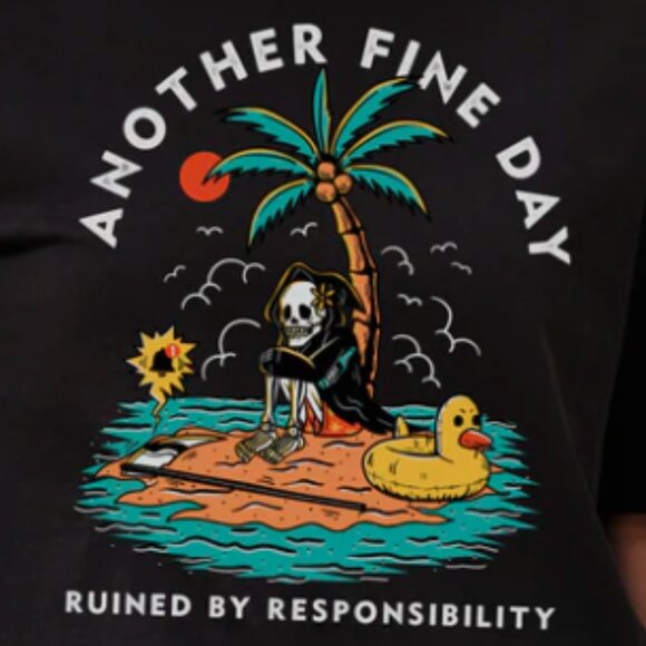 Another Fine Day Spreading Misinformation T-Shirt - Picture 2 of 4